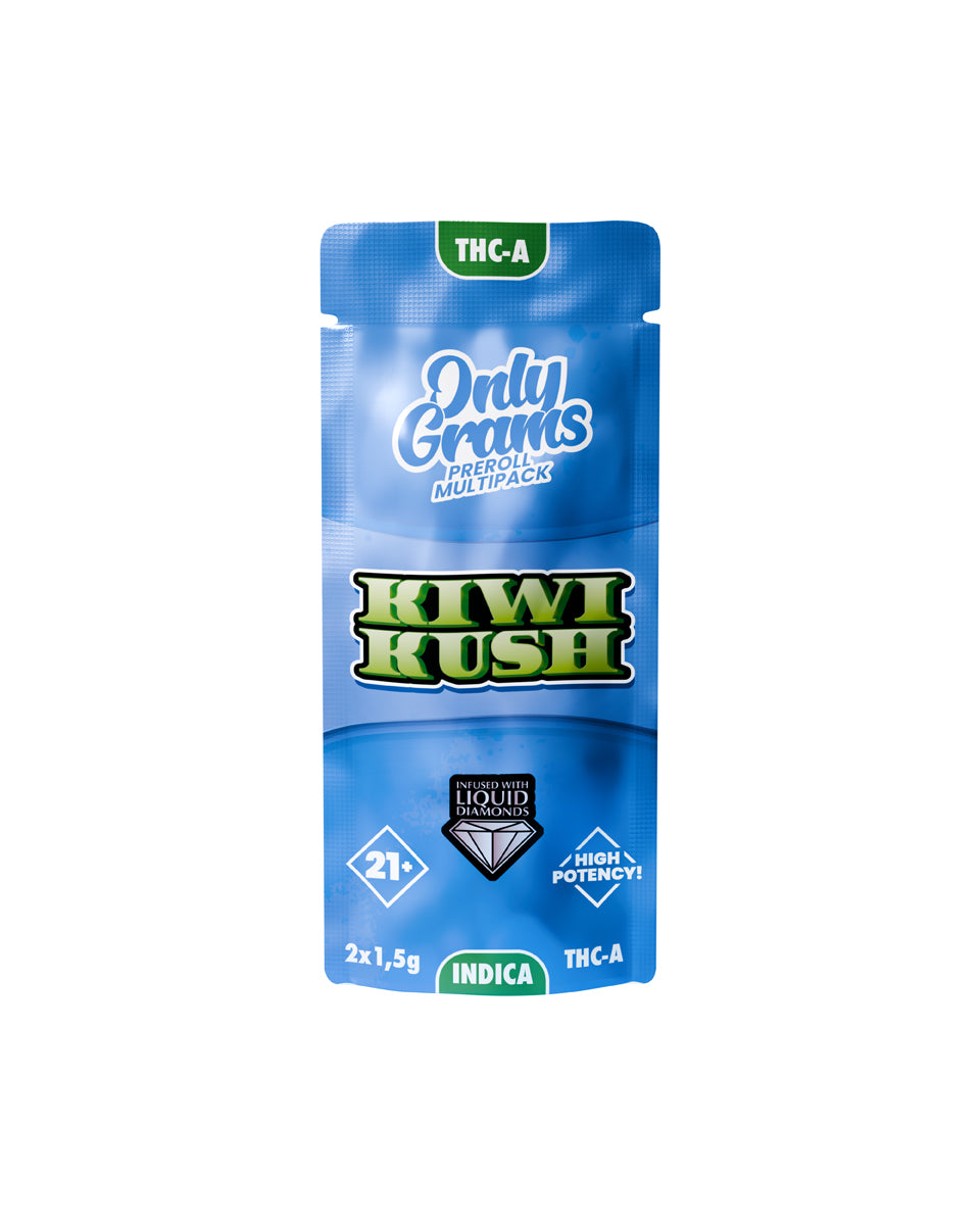 THC-A Preroll Double - Kiwi Kush - 3,0g