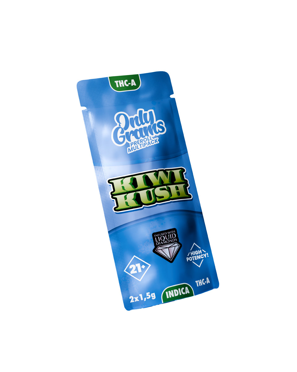 THC-A Preroll Double - Kiwi Kush - 3,0g