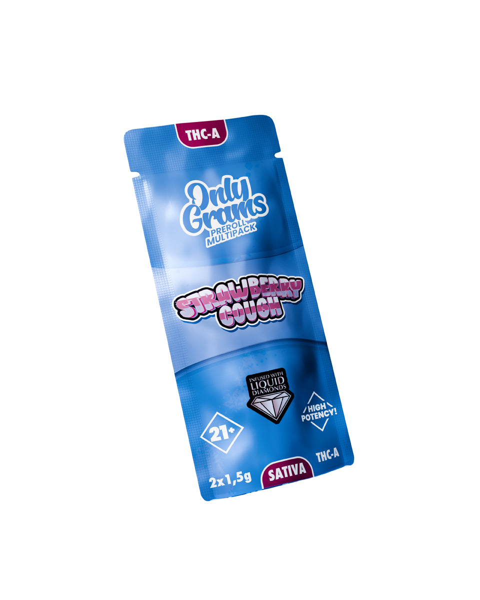 THC-A Preroll Double - Strawberry Cough - 3,0g